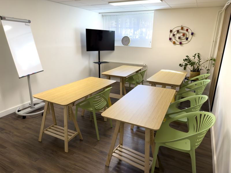 Espace de groupe : configuration formation, tables et écran