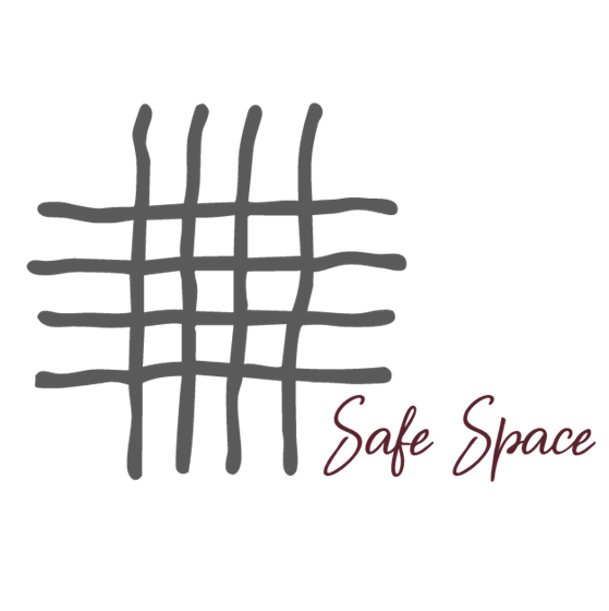 Le symbole Safe Space : un quadrillage tracé à la main